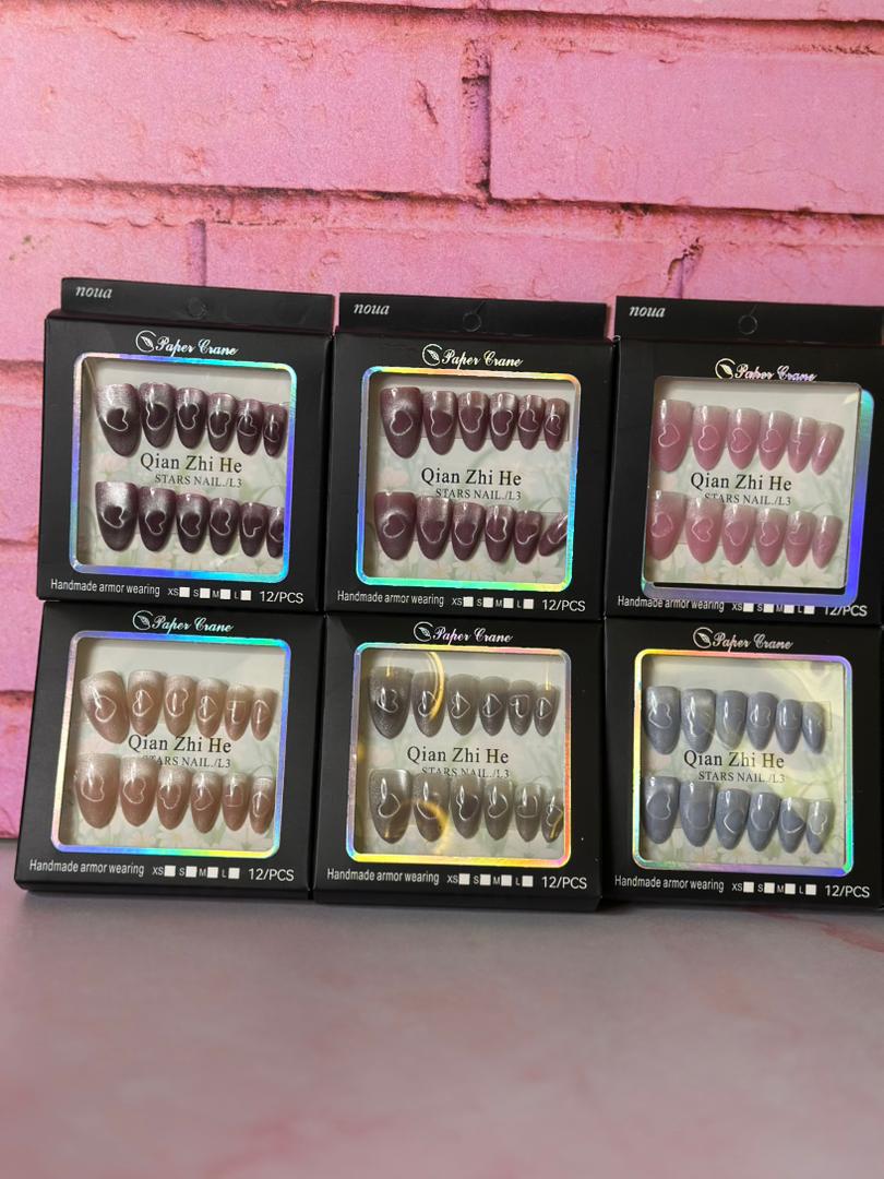 ناخن مصنوعی طرح قلبی آیس ژل فقط عمده