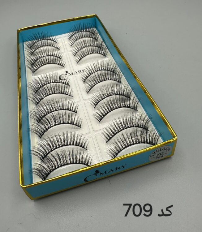 مژه 10جفتی (مژه مصنوعی) برند سی ماری CMARY (کد709)